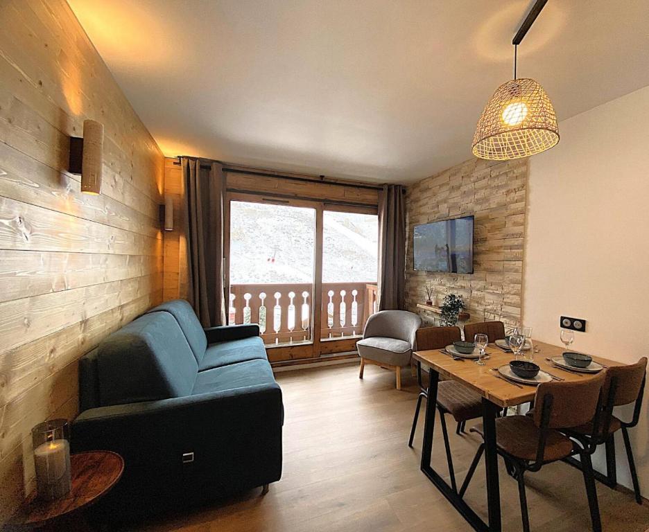 Résidence Le Pralin C - Studio rénové dans le quartier de Meribel Mottaret ski aux pieds. MAE-4523 - 2