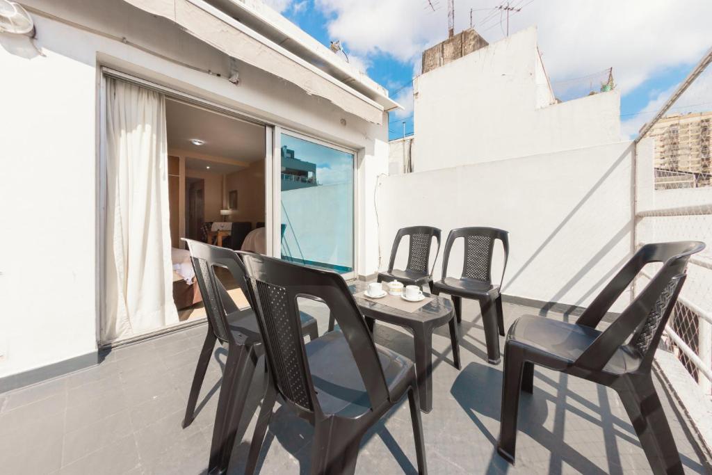 Balcony/terrace, Le Batiment Apartments in Buenos Aires