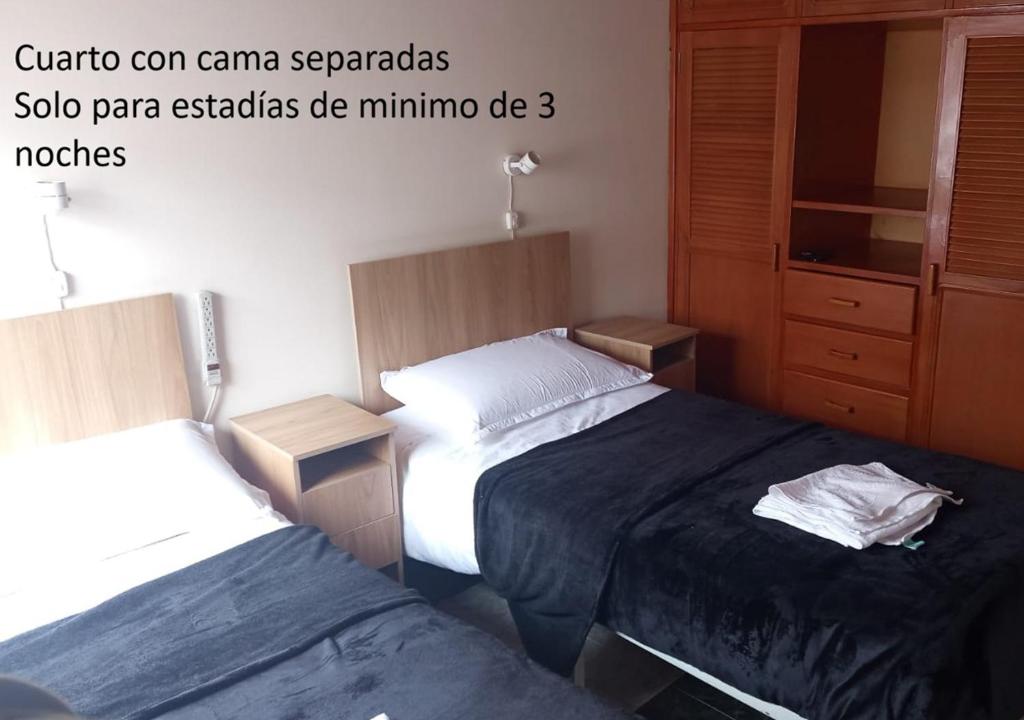 Cuarto con Cama King y Smart TV en apartamento compartido en Tunja - 2