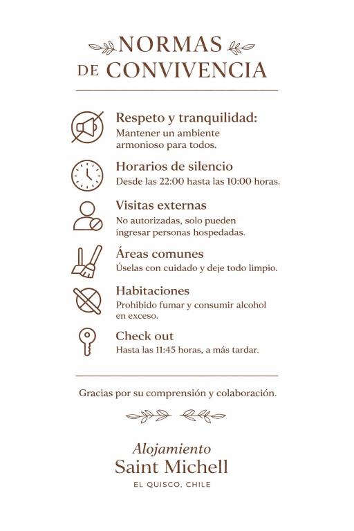 Alojamiento Saint Michell, El Quisco - 5