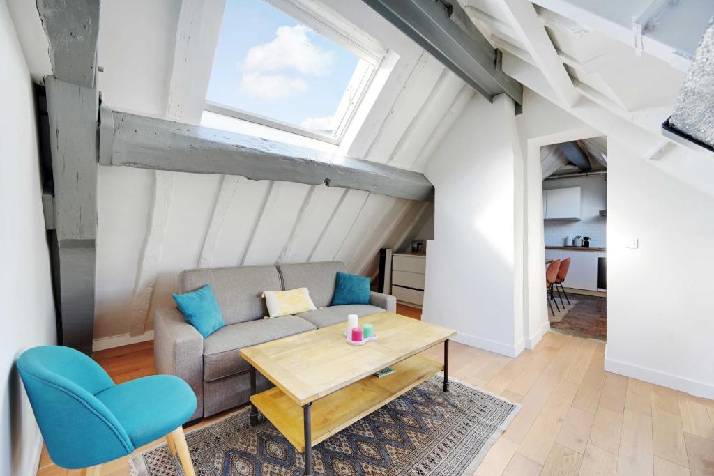 Bright 4P studio in the heart of Paris Marais Rivoli - 1