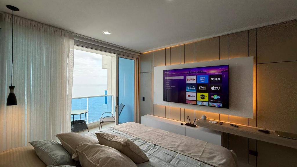 Apto con vista al mar, piscinas, Jacuzzis y Club de Playa en Reserva del Mar - 3