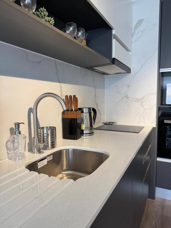 Modern 1D1B with Style Full Living Room and Kitchen - 3