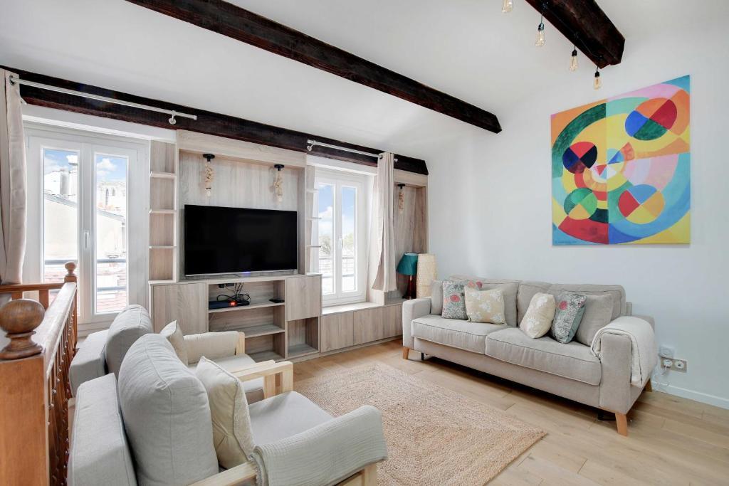 Stunning Duplex 1BR- 4P - Notre-Dame Cathedral - 1