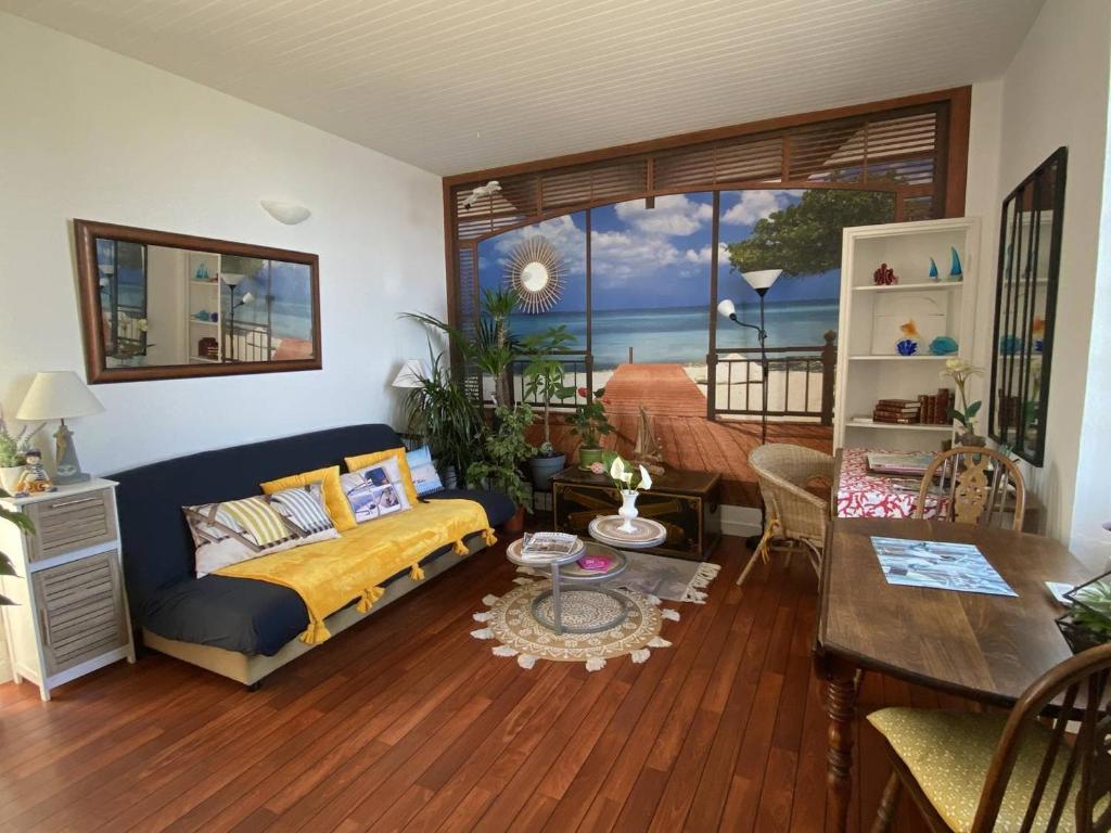 Studio avec SUPERBE VUE MER au 1er étage du Château de Trestraou - Réf 863 - 4