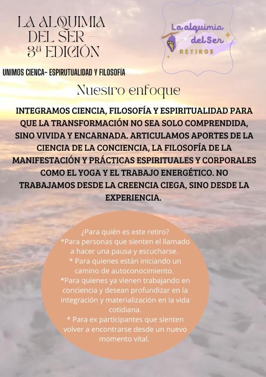 Retiro Vivencial La Alquimia del SER - 1