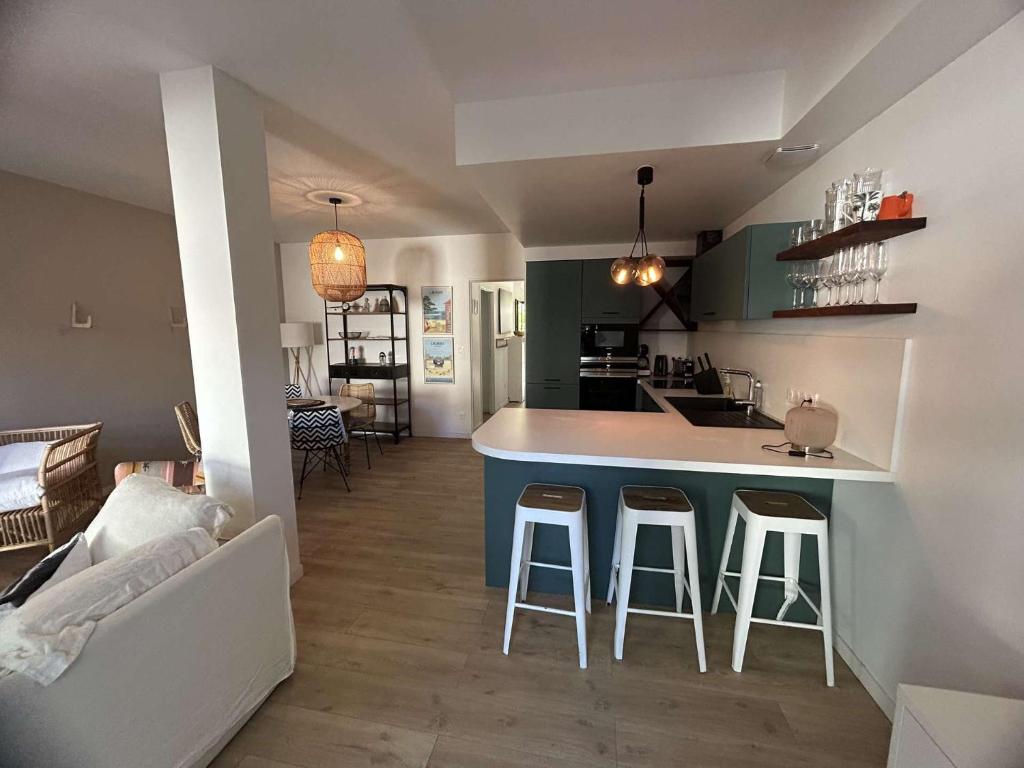 Appartement 6 pers avec patio, entre golf et océan - 5
