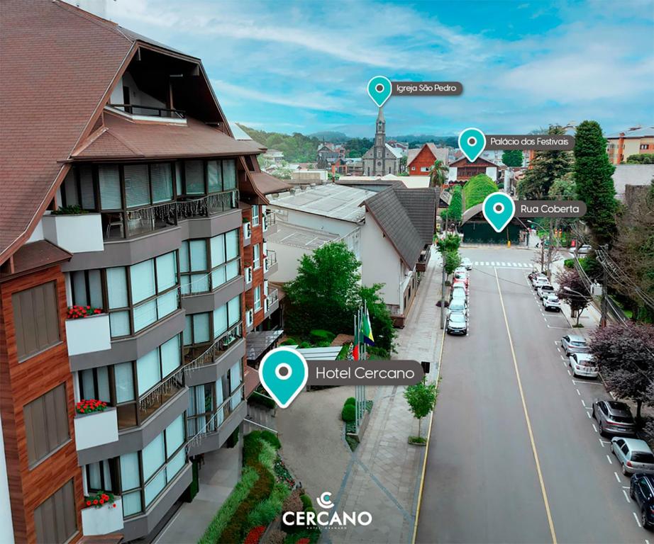 Exterior view, Hotel Cercano in Gramado