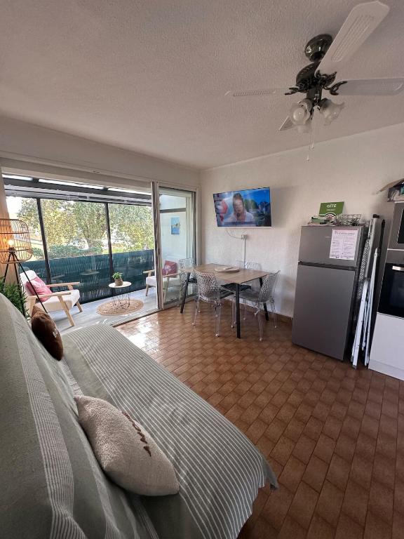 Spacious apartment - Av de la Méditerranée - air conditioning - WiFi- parking - 4