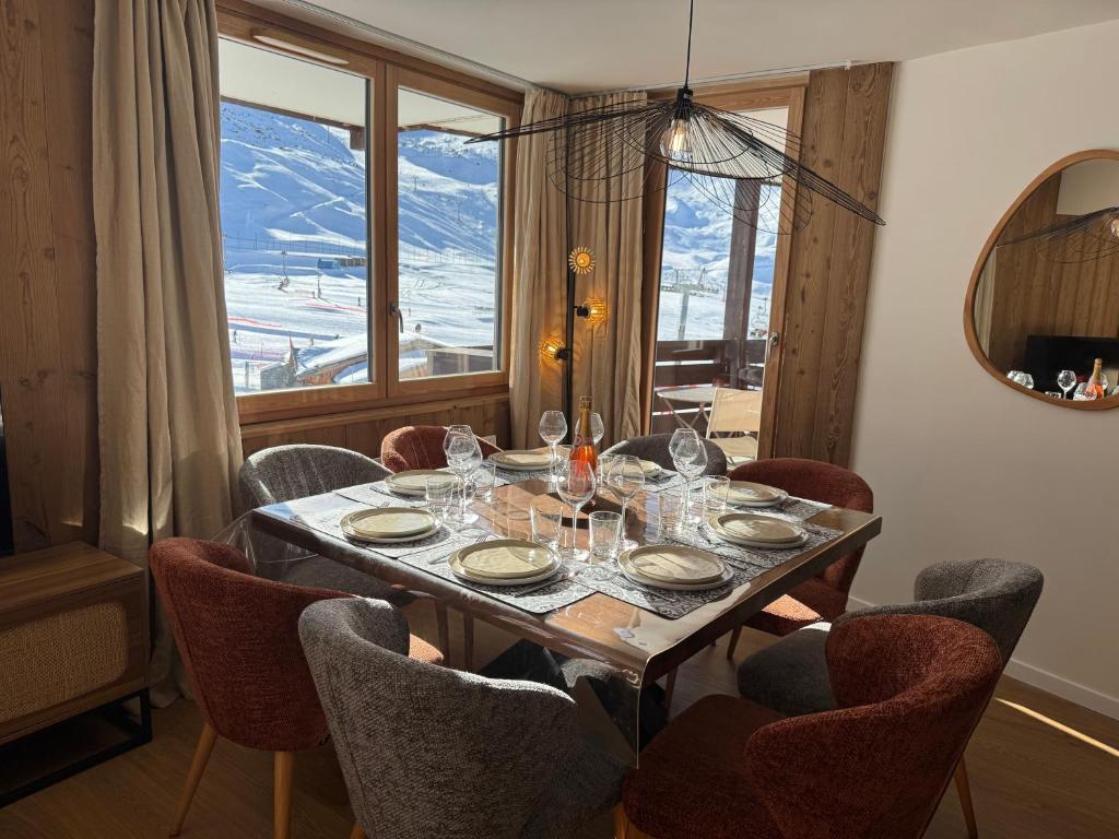 Appartement neuf et cosy les Tommeuses vue splendide, sur piste, Tignes Val Claret - 5