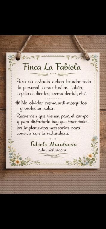 Finca la fabiola, alojamiento rural - 2
