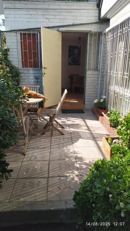 Estacionamiento, terraza y patio - 2