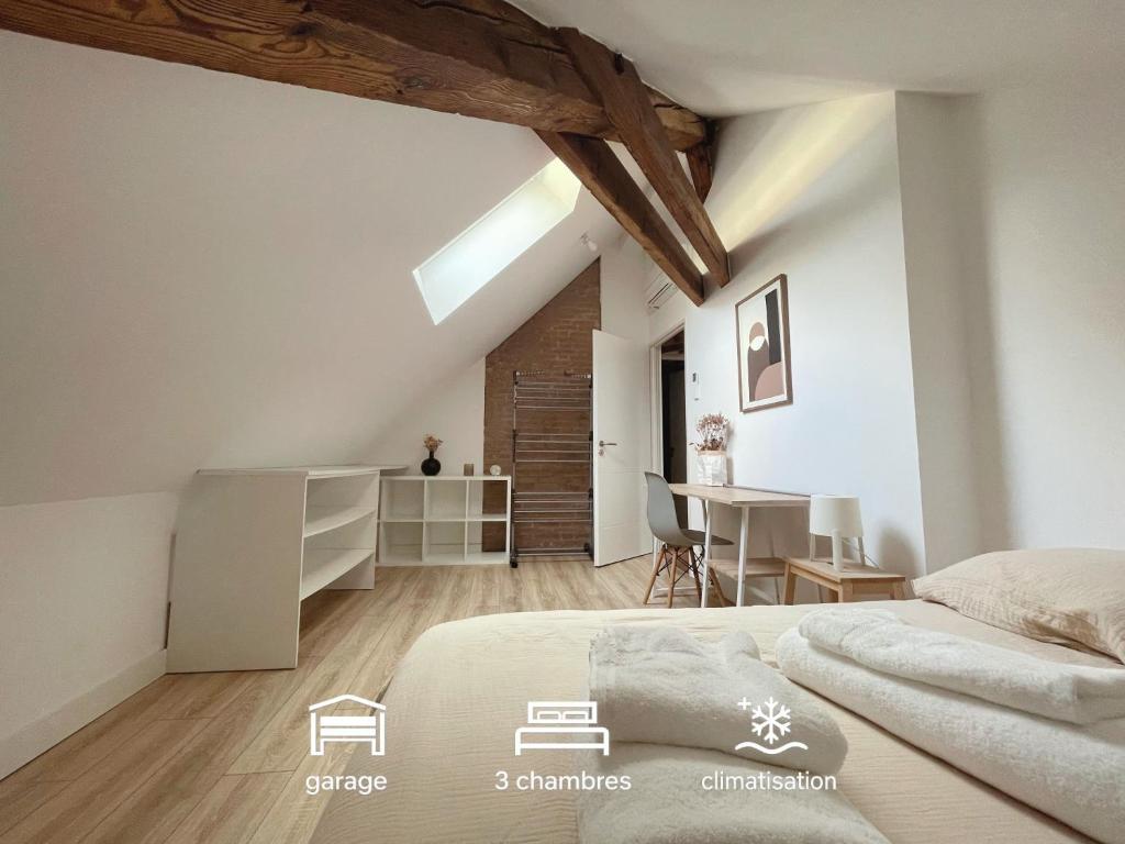 Le nid des bergers - Championnet 3 rooms, garage, clim a-c - 1