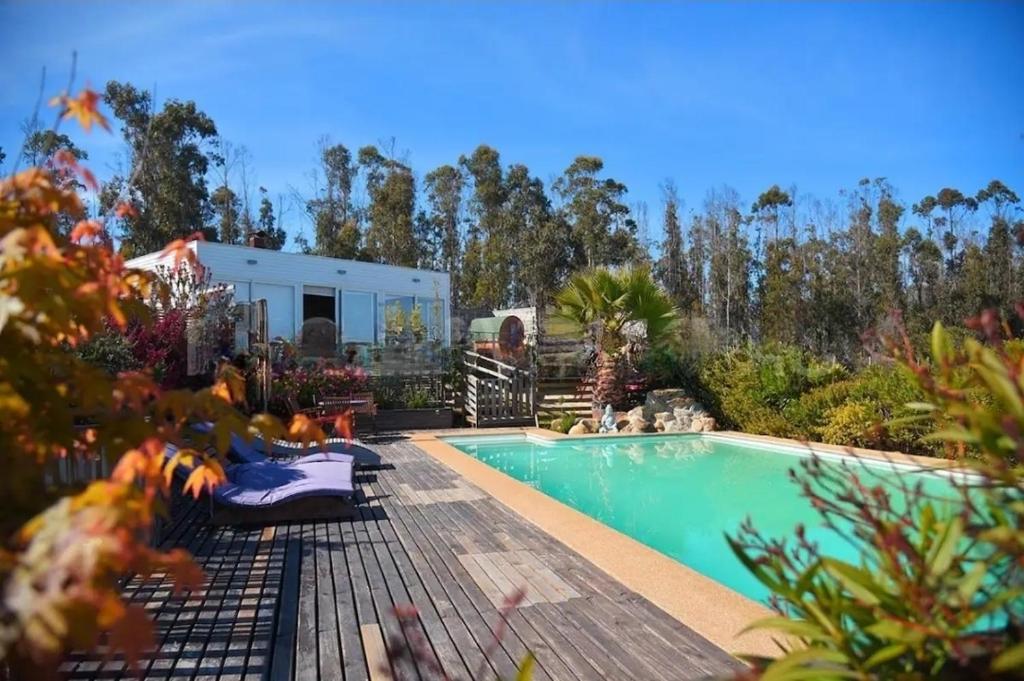 Brisa Mar Spa Parcela Casa Piscina Tinaja Sauna Cama de Cuarzo Algarrobo Tunquen - 1