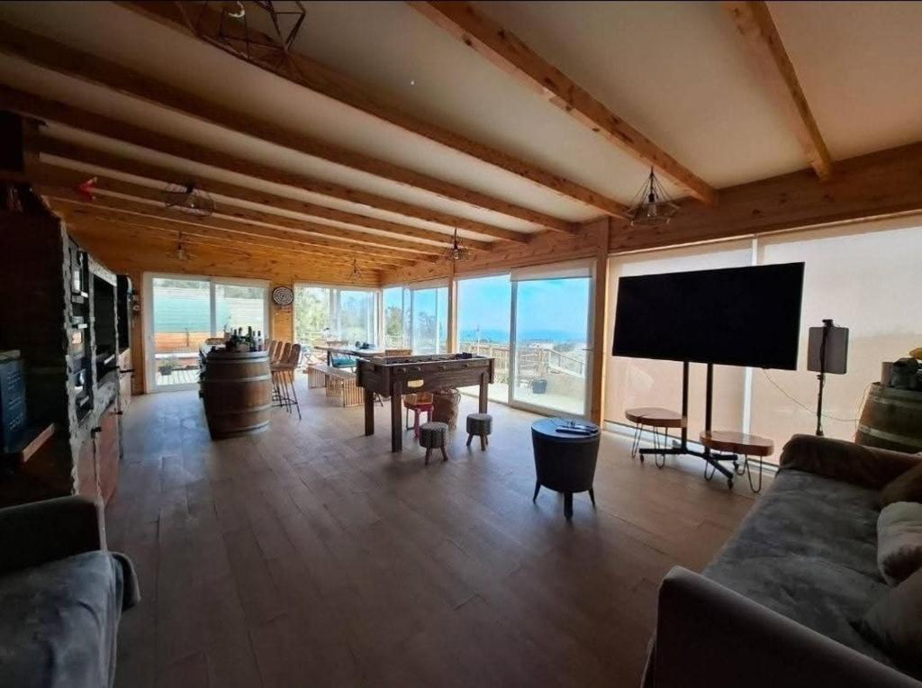 Brisa Mar Spa Parcela Casa Piscina Tinaja Sauna Cama de Cuarzo Algarrobo Tunquen - 2