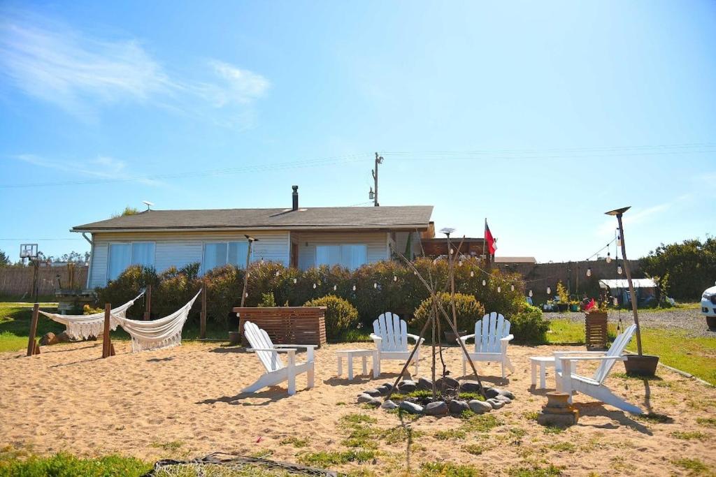 Brisa Mar Spa Parcela Casa Piscina Tinaja Sauna Cama de Cuarzo Algarrobo Tunquen - 3