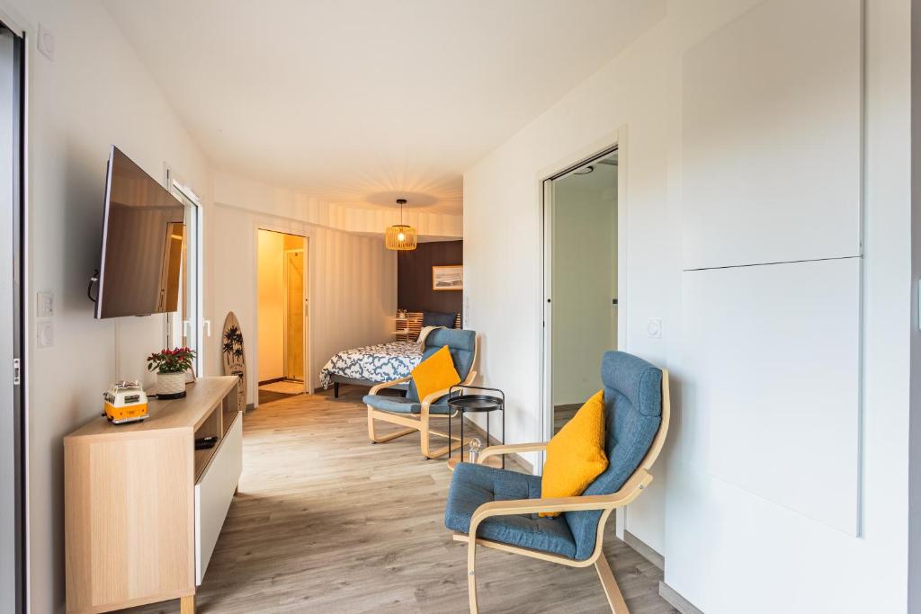 Nahia : Grand studio lumineux proche des plages d'Anglet - 4