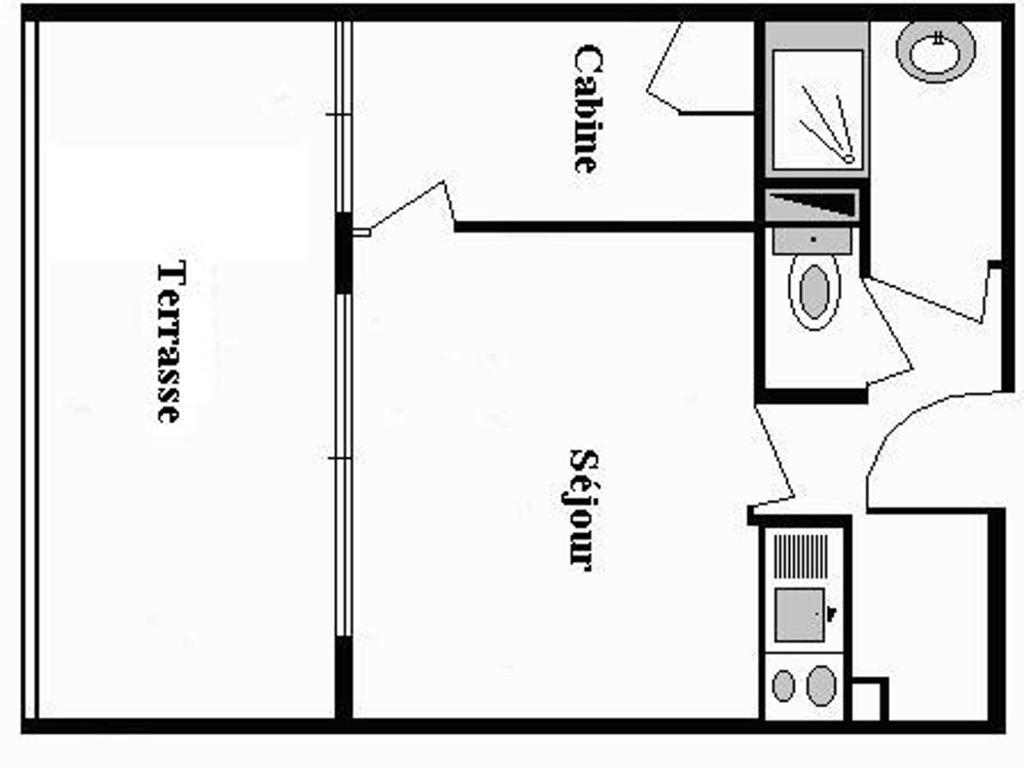 Studio cabine avec climatisation et parking, proche plages - FR-1-338-632 - 2
