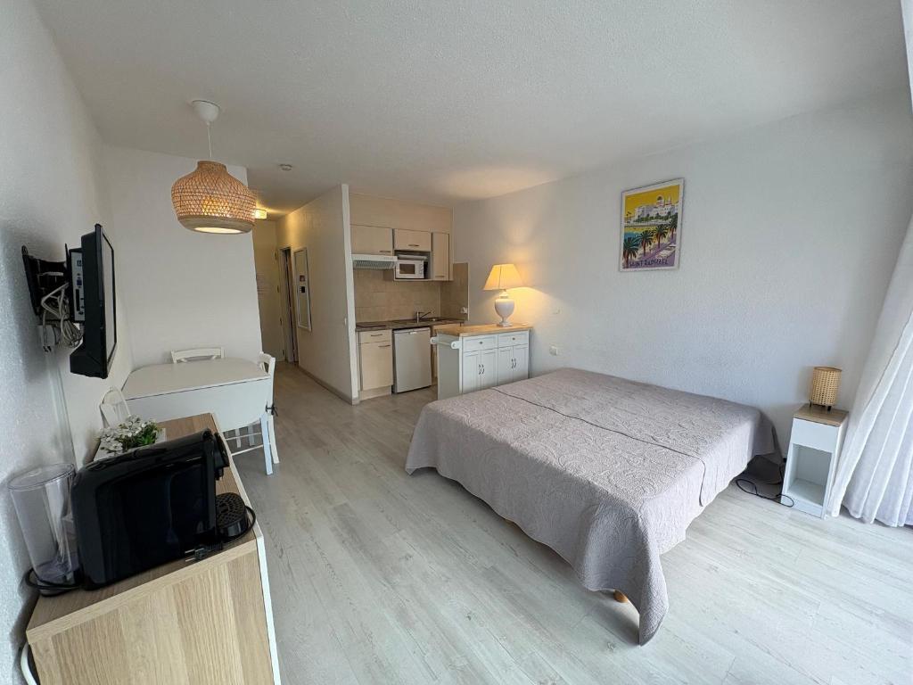 Studio climatisé 2/3 pers proche plage et commerces, balcon, Wi-Fi, parking dispo - FR-1-466A-7 - 5