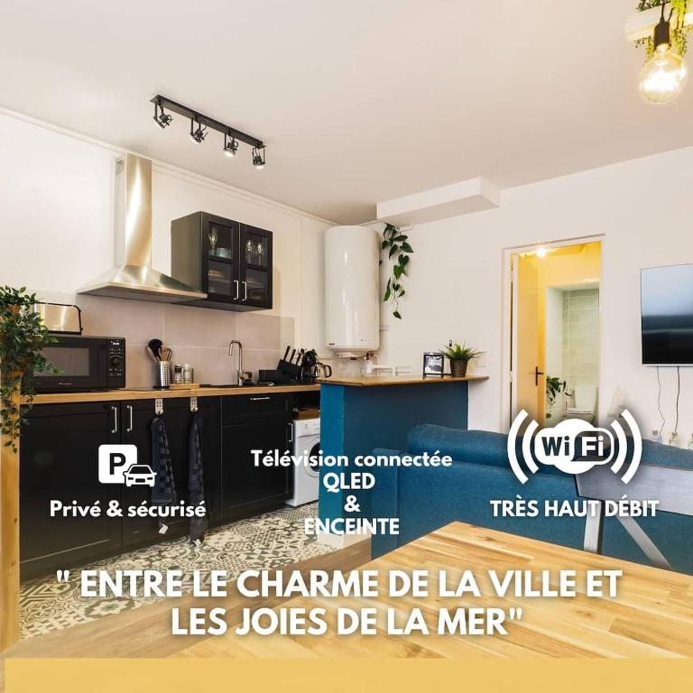 la deferlante - front de mer - centre - parking - 1