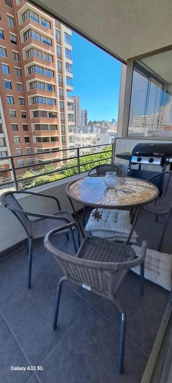 Departamento full equipado Viña del mar con piscina y cerca de la playa - 1