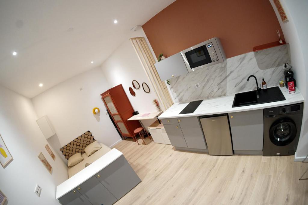 charmant studio - coeur de ville - 2 personnes - 1