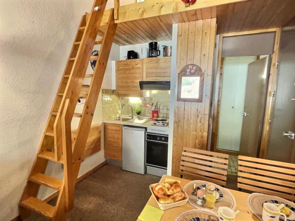 Studio mezzanine à Val d'Isère pour 3 pers. avec animaux & parking couvert - FR-1-411-1019 - 2