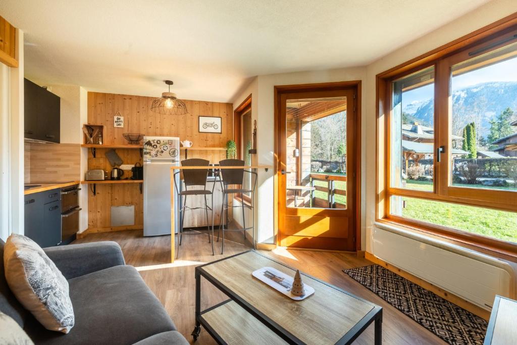 Le Corti Lodge, Morzine centre 2- personnes, jard - 3
