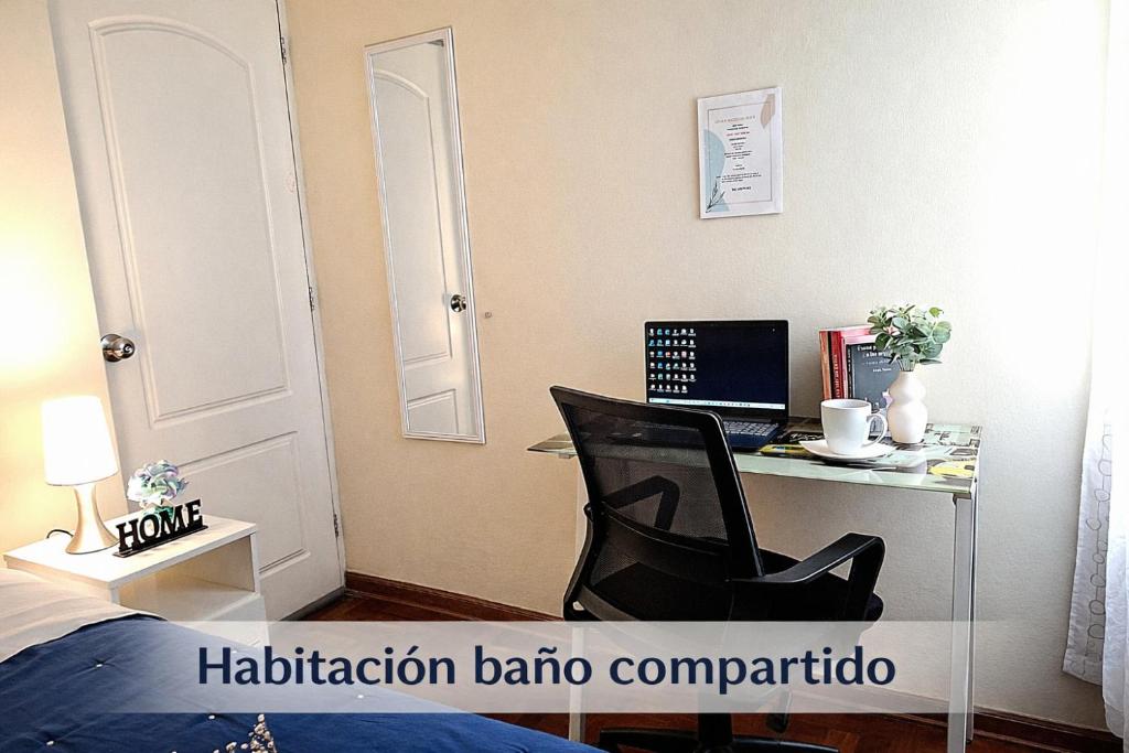 Habitación Baño Compartido en Departamento Compartido - 4