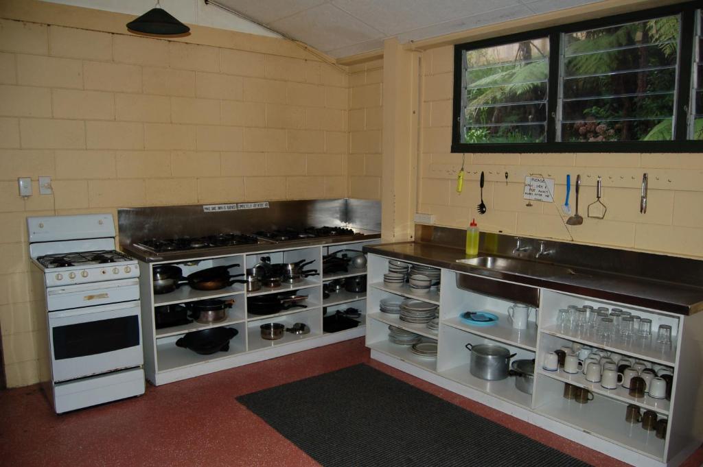 Kitchen, Egmont Eco Leisure Park in New Plymouth
