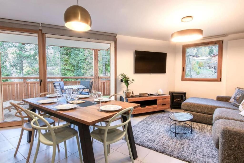 Appt moderne aux Houches Balcon Parking - 2