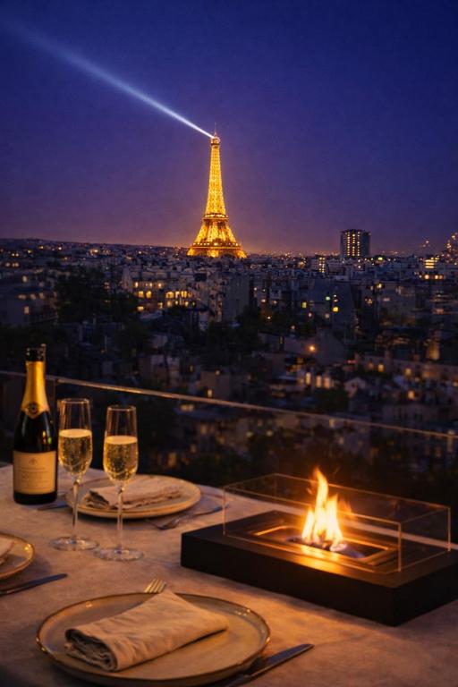Luxury Flat - Eiffel Tower View & Terrace - Air Conditioning - 2