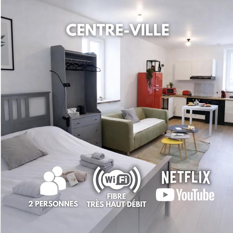 Studio cosy idéal couples ou pros - 3