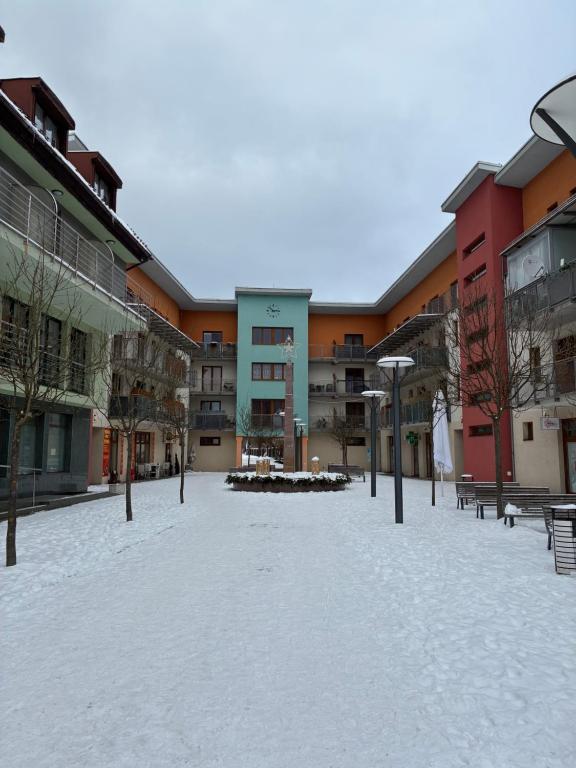 Apartmán Karo 침실 모습