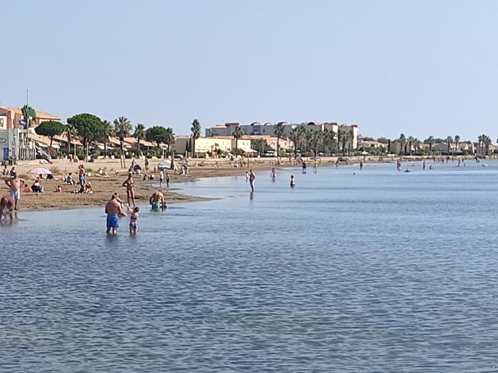 Villa T4 Gruissan avec Vue Mer, Climatisée, 80m2, Plage à 50m, 6 Pers. - FR-1-796-100 - 2
