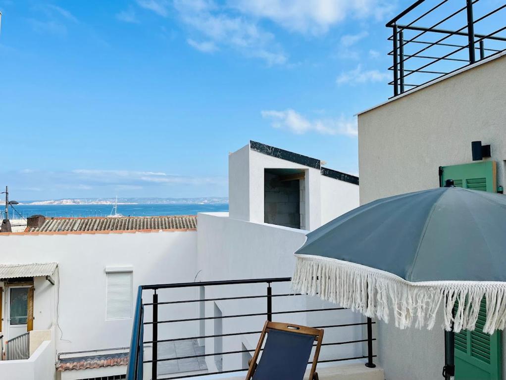 Maison Vue Mer & Calanques - Front de Mer Pointe Rouge - 4 chambres - 2