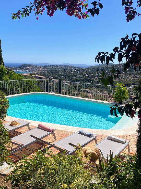 Villa les santons vue panoramique mer Golfe de Saint Tropez 4 étoiles - 2