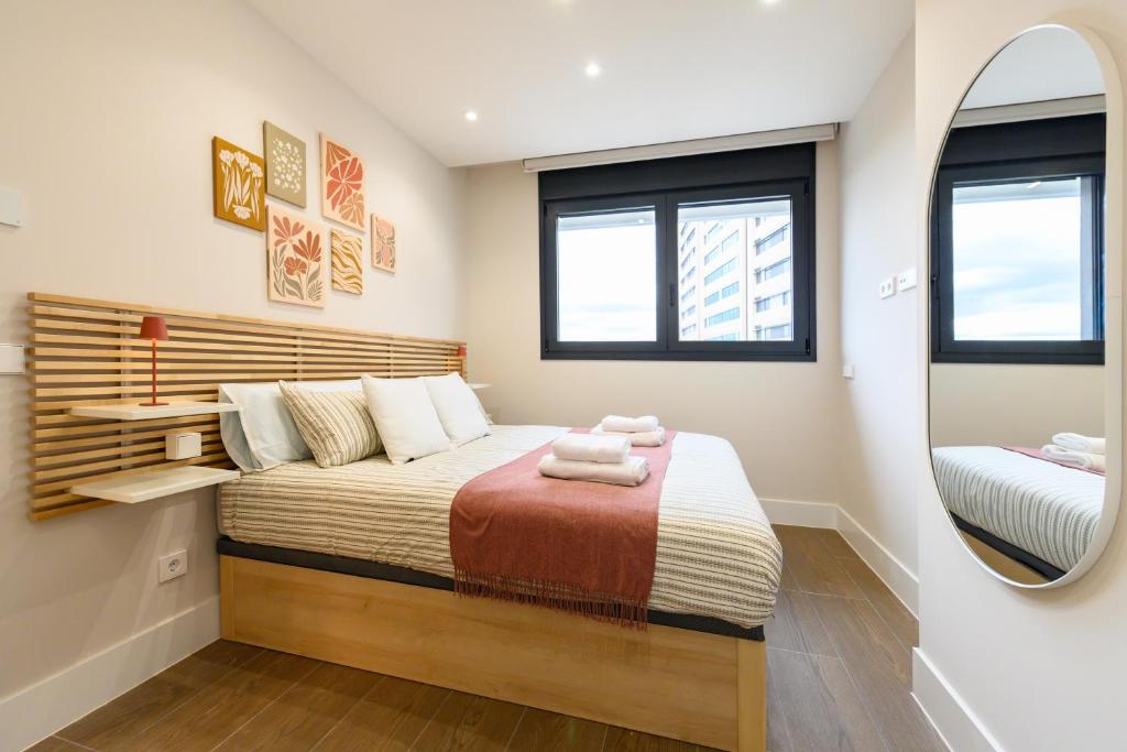 JES214B - Piso de lujo de 1 dormitorio con hermosas vistas a la ciudad - Alquiler temporal - 1