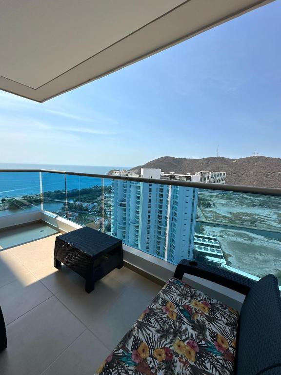 Apartamento con vista al mar y a la montaña en Santa Marta - 2