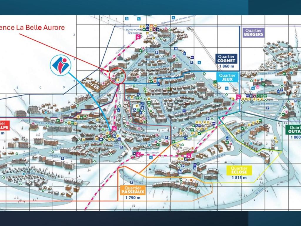 Appartement de haut standing, skis aux pieds, au cœur de l'Alpe d'Huez. Capacité 6 personnes. - FR-1-645-103 - 2