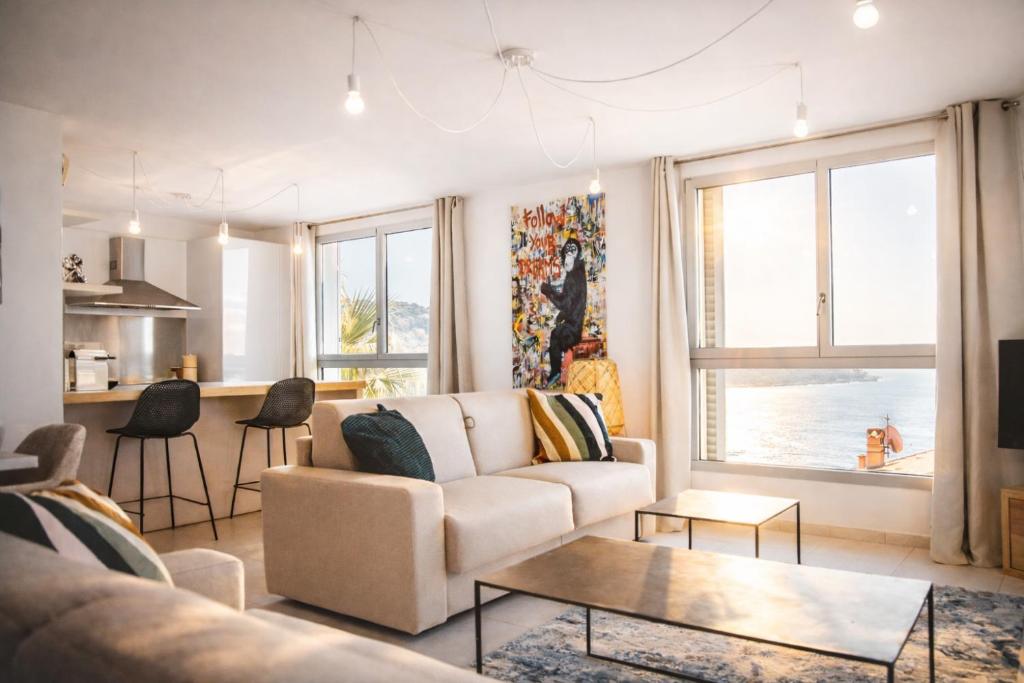 Sea View Duplex T3 Near Monaco & Beach Parking - 2