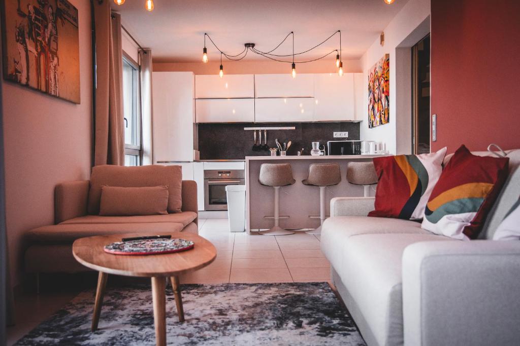 Duplex Sea View Near Monaco AC & Parking - 3