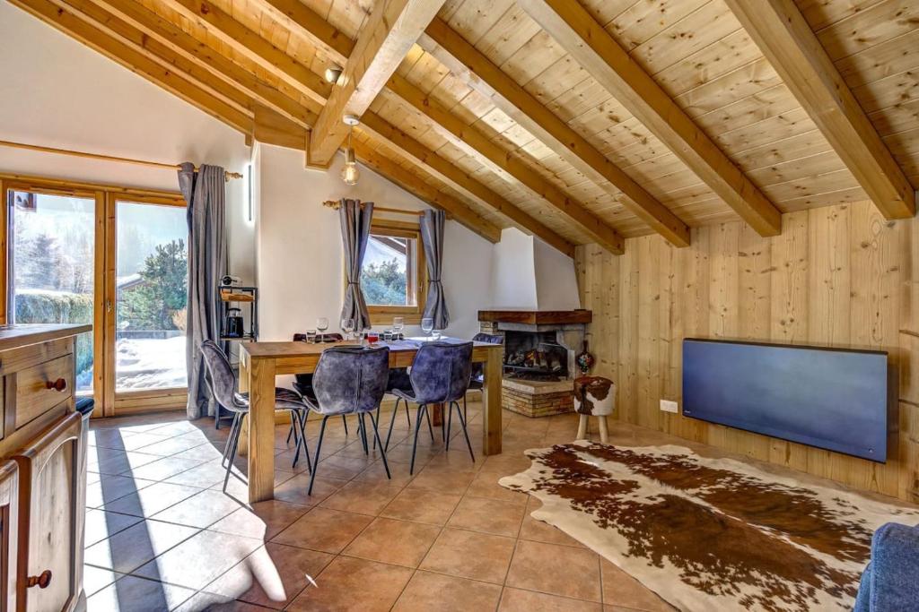 Passon - Appart 2CH 93m2 Sauna 300m Grand Montets Vue - 4
