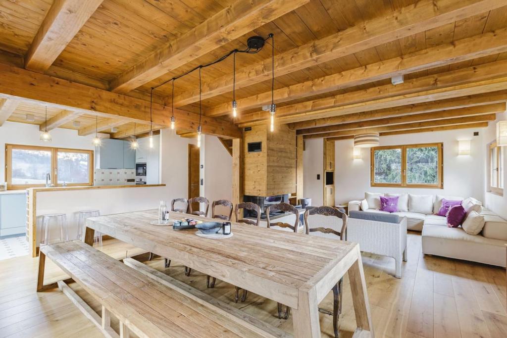 Marmottes - Chalet 7CH Familial 200m2 Cheminee Calme Vue - 3