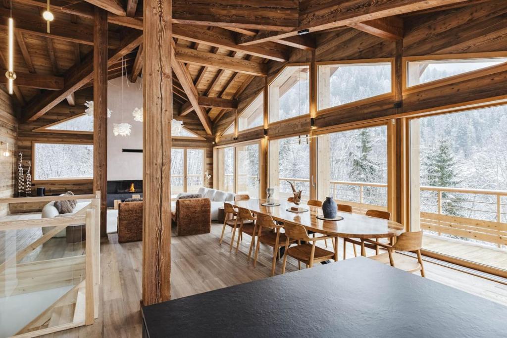 7 Summits - Chalet 230m2 Salon Cathedrale Vues Cheminee - 4