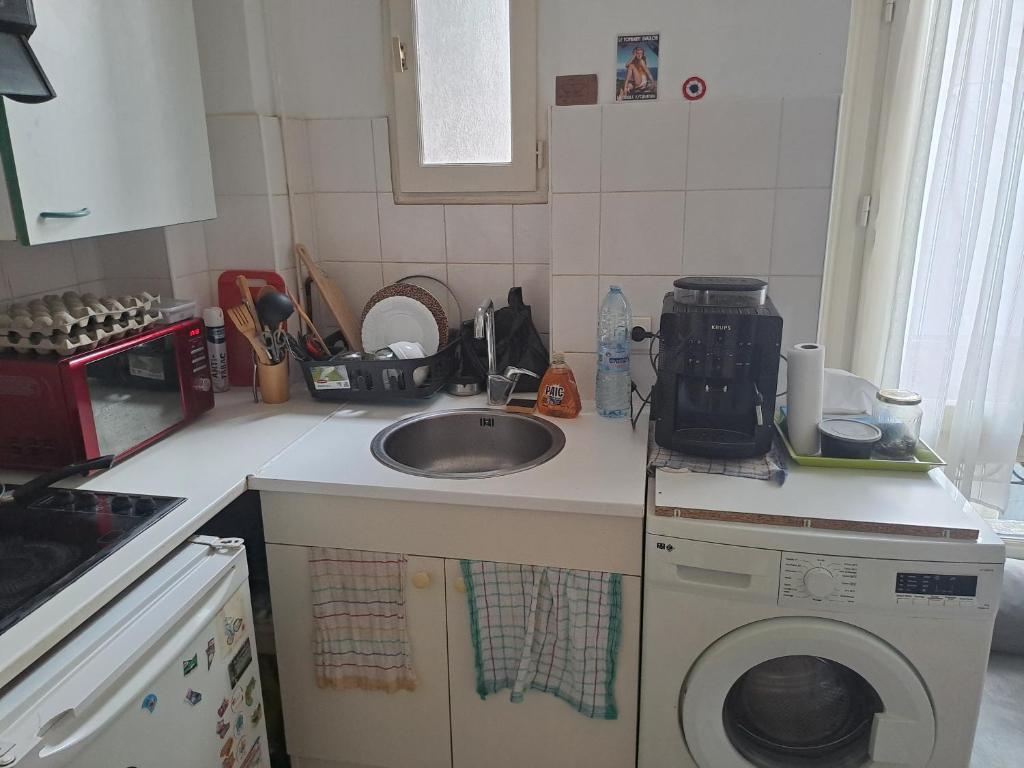 Appartement 2 pieces 27 m2 paris 19 crimée - 5