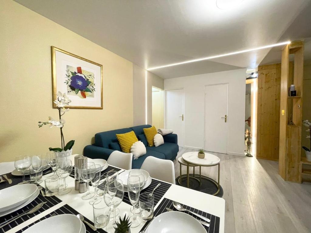Cozy & Spacious 3BR Paris Apartment with Balconies Metro 6 Glacière - 3