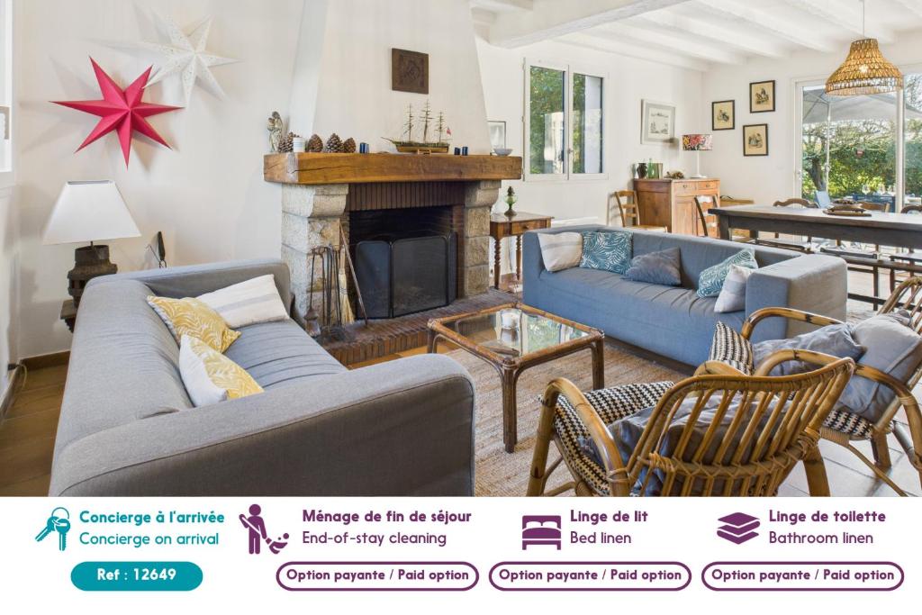Au bord du Golfe, maison pour 8 avec jardin - 2