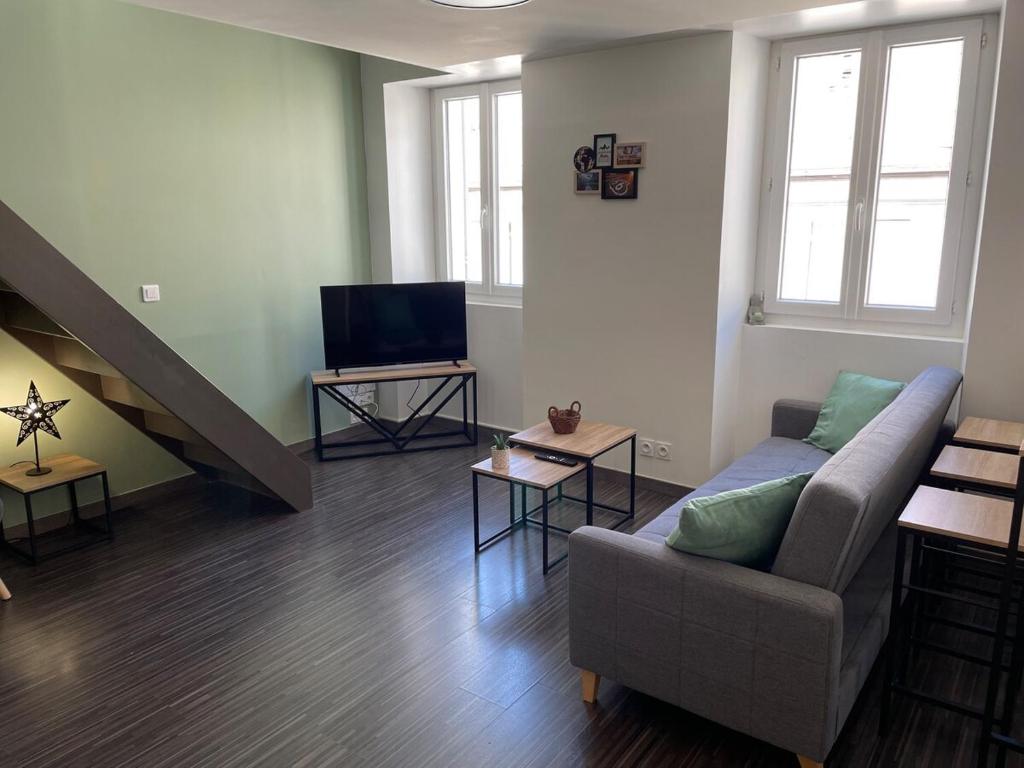 Marseille Mood II - Centre ville - calme - Duplex - 5 couchages - cuisine complète - 3