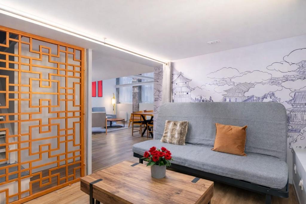 Chic & unique duplex Saône River view Sleeps 6 Shanghai-style - 5